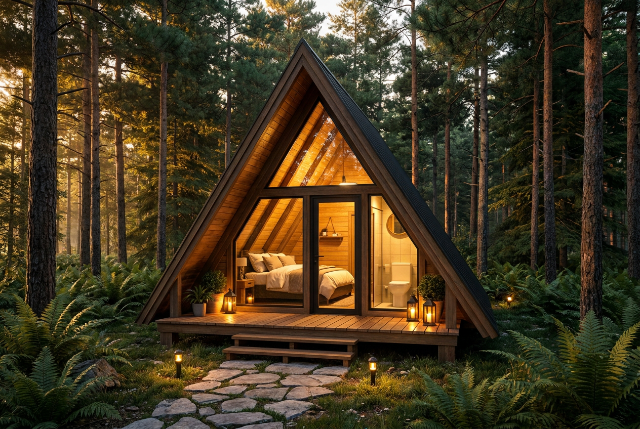 Chalé A-Frame 3x3m